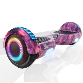 6.5 Zoll Hoverboard, Regular Galaxy Pink PRO, Maximale Reichweite, Smart Balance