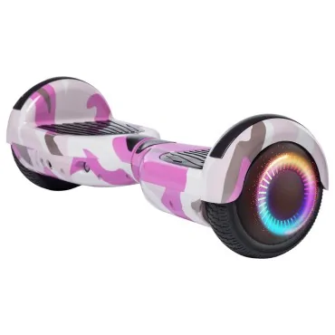 6.5 Zoll Hoverboard, Regular Camouflage Pink PRO, Maximale Reichweite, Smart Balance