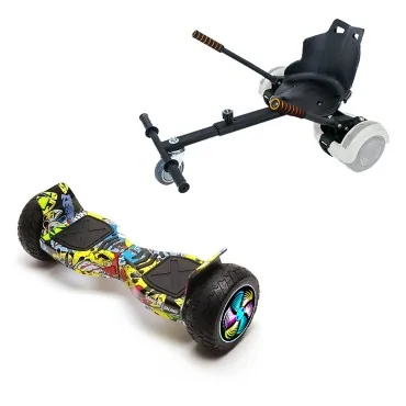 Hoverboard Paket Go-Kart, 8.5 zoll, Hummer HipHop PRO 4Ah, für Kinder und Erwachsene